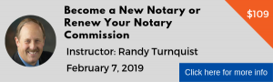 Notary banner