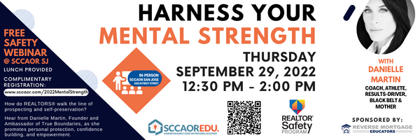 September 29 Safety Webinar - Harness Your Mental Strength