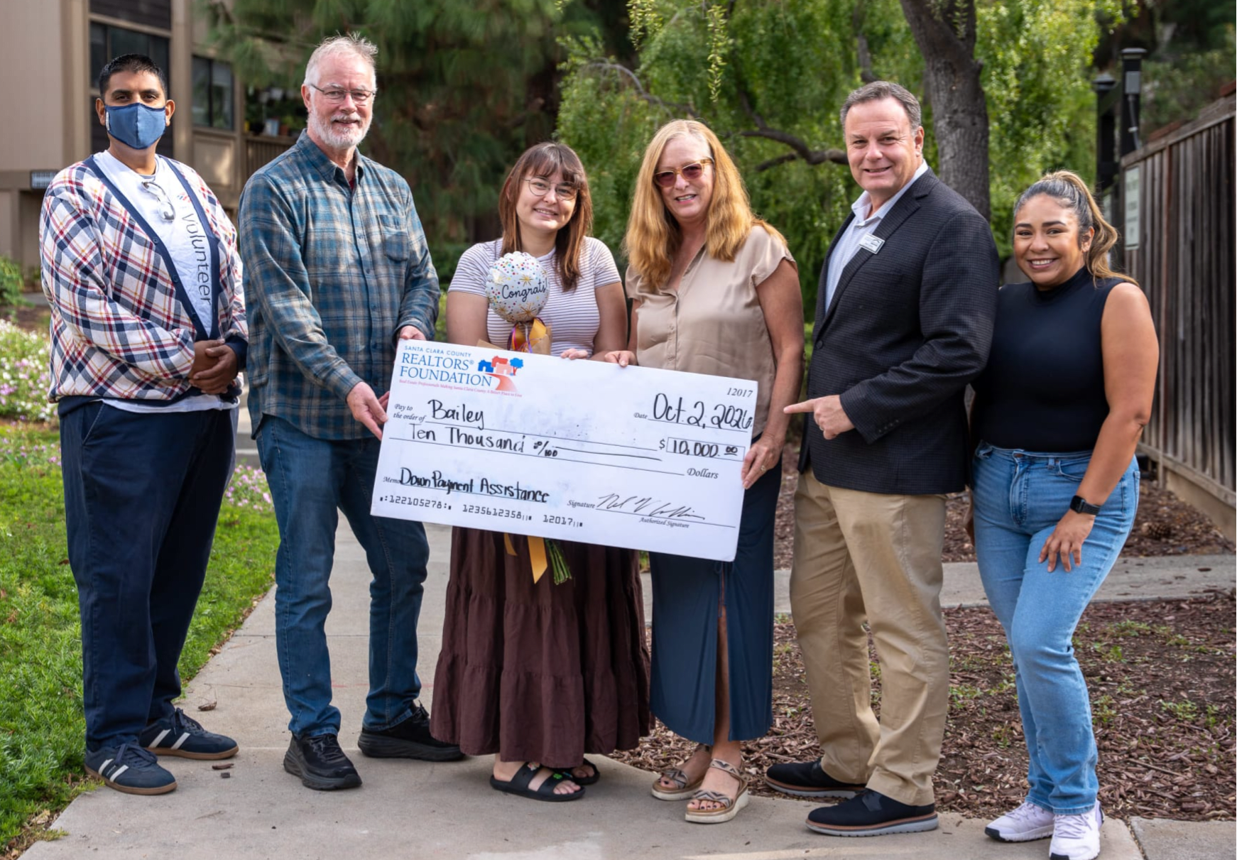 We’re celebrating another exciting milestone in our mission to make homeownership more attainable! The Santa Clara County REALTORS® Foundation has now awarded its 7th $10,000 Down Payment Assistance Grant, bringing our 2026 impact to $70,000 in grants for first-time homebuyers. Each grant represents more than financial assistance—it’s a step toward stability, opportunity, and a place to call home. We’re proud to continue investing in individuals, families, and the future of our communities.